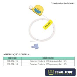 CATETER EPIDURAL 20G 1UN (PORTEX)