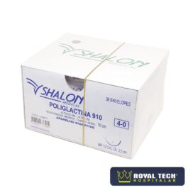 POLIGLACTINA 910 (4-0) 2.5CM – 1/2 CIL – 70CM (SHALON)