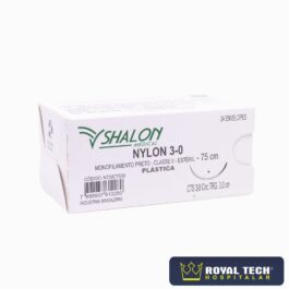 NYLON (3-0) 3.0CM – 3/8 TRG – 75CM (SHALON)