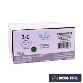 POLIDIOXANONA (2-0) 3.5CM – 1/2 CIL – 70CM (BIOLINE)