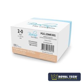 POLIGLECAPRONE 25 (2-0) 3.0CM – 1/2 CIL – 70CM (BIOLINE)
