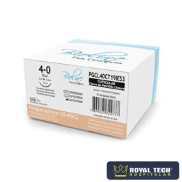 POLIGLECAPRONE 25 (4-0) 1.9CM – 3/8 CORT. – 70CM (BIOLINE)