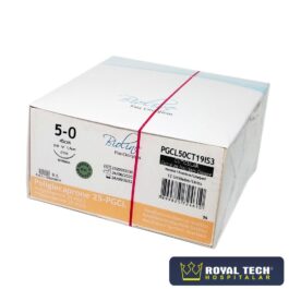 POLIGLECAPRONE 25 (5-0) 1.9CM – 3/8 CORT. – 45CM (BIOLINE)