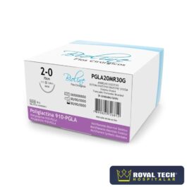 POLIGLACTINA 910 (2-0) 3.0CM – 1/2 CIL – 70CM (BIOLINE)