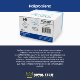 POLIPROPILENO (2-0) 3.0CM – 3/8 CIL – 75CM (BIOLINE)