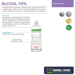 ÁLCOOL 70% HOSPITALAR (1L) 1FRASCO (VICPHARMA)