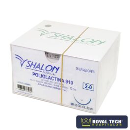 POLIGLACTINA 910 (2-0) 3.5CM – 1/2 CIL – 70CM (SHALON)