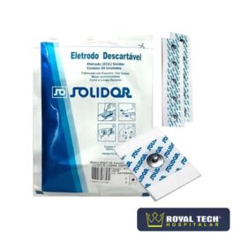 ELETRODO ECG QUADRADO (ADULTO) 50UN (SOLIDOR)