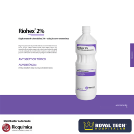 CLOREXIDINA DEGERMANTE 2% (RIOHEX) (ANTISSEPSIA) (1L) 1FRASCO (RIOQUIMICA)