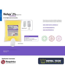 CLOREXIDINA DEGERMANTE 2% ESPUMA (RIOHEX) REFIL (1L) 1BOLSA (RIOQUIMICA)