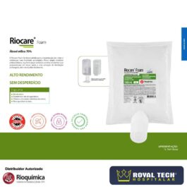 RIOCARE FOAM (ÁLCOOL ESPUMA 70%) REFIL (1L) 1BOLSA (RIOQUÍMICA)