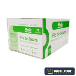 NYLON (2-0) 3.0CM – 3/8 TRG – 45CM (MEDIX)