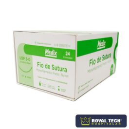 NYLON (3-0) 3.0CM – 3/8 TRG – 45CM (MEDIX)