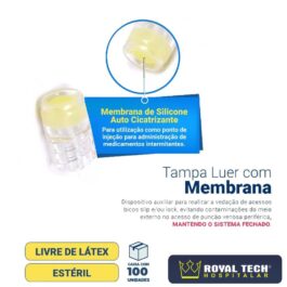 CONECTOR (PRN) LUER COM MEMBRANA CX100UN (RTI)