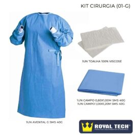 KIT CIRURGIA SMS 40G (01) VETERINÁRIO (G) 1UN (RTI)