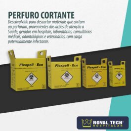 SUPORTE COLETOR PERFURO CORTANTE (13LTS) 1UN (FLEXPELL)