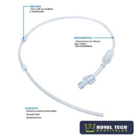 CATETER PARA DIÁLISE PERITONEAL COM 2 CUFFS (9.0FRX31CM) 1UN (GMI)