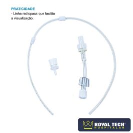 CATETER PARA DIÁLISE PERITONEAL COM 2 CUFFS (15.0FRX42CM) 1UN (GMI)