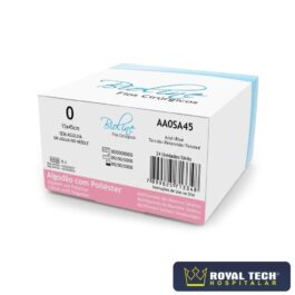ALGODÃO COM POLIÉSTER (0) SEM AGULHA – 45CM – 15UN (BIOLINE)