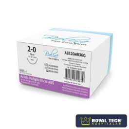 ÁCIDO POLIGLICÓLICO (2-0) 3.0CM – 1/2 CIL – 70CM (BIOLINE)