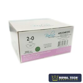 ÁCIDO POLIGLICÓLICO (2-0) 3.0CM – 1/2 CIL – 70CM (BIOLINE)