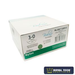 NYLON (3-0) 3.0CM – 3/8 TRG – 75CM (BIOLINE)