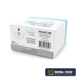 POLIDIOXANONA (4) 4.8CM – 1/2 TC – 70CM (BIOLINE)