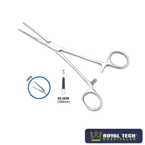 PINCRIRD16481 - PINCA CRILE 16 CM DENTE DE RATO RETA (VITALGOLD)