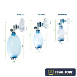 REANIMADOR MANUAL NEONATAL (AMBU) SILICONE (ADVANTIVE)