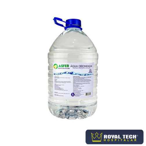 ÁGUA PARA AUTOCLAVE DEIONIZADA (5L) 1GALÃO (ASFER)