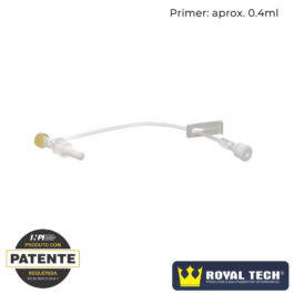 CONECTOR T COM EXTENSOR (3FR) 20CM E CLAMP LL (VETERINÁRIO) 1UN (RTI)