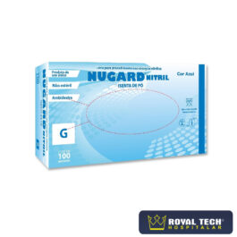 LUVA NITRÍLICA AZUL (G) S/PÓ (NUGARD)