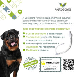 TUBO ENDOTRAQUEAL SILICONADO 12MM COM BALÃO (VETCETERA)