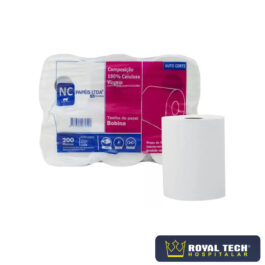 PAPEL BOBINA EXTRA LUXO AUTO CORTE 100% CELULOSE (20CMX200M) PCT6UN (NC)