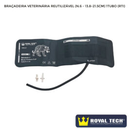 BRAÇADEIRA VETERINÁRIA REUTILIZÁVEL (N.6 – 13.8-21.5CM) 1TUBO (RTI)
