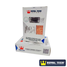 KIT SUTURA AVANÇADO COM SIMULADOR DE PELE (18 ITENS) VETERINÁRIO (RTI)