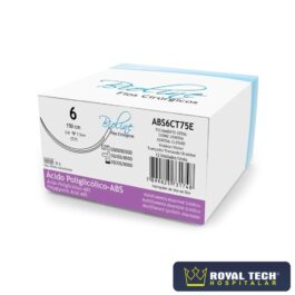 ÁCIDO POLIGLICÓLICO (6) 7.5CM – 3/8 CORT – 150CM (BIOLINE)