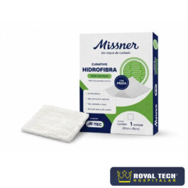 CURATIVO HIDROFIBRA EXTRA COM PRATA (10CMX10CM) 1UN (MISSNER)