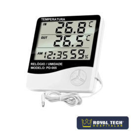 TERMO-HIGRÔMETRO DIGITAL PD-005 (TOMATE)