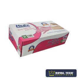 LUVA NITRÍLICA ROSA (P) S/PÓ (MEDIX)