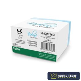 NYLON (6-0) 1.6CM – 1/2 TRG – 45CM (BIOLINE)