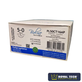 POLIPROPILENO (5-0) 1.6CM – 3/8 CORT – 45CM (BIOLINE)