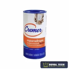 ESPARADRAPO IMPERMEÁVEL BRANCO (10CMX4.5M) 1UN (CREMER)