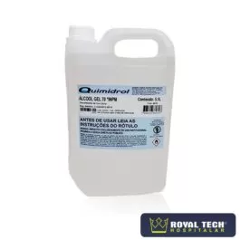 ÁLCOOL GEL 70% (ANTISSÉPTICO) (5L) 1GALÃO (QUIMIDROL)