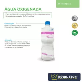 ÁGUA OXIGENADA 10V. (1L) 1FRASCO (VICPHARMA)