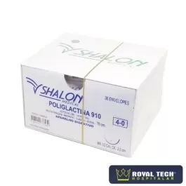 POLIGLACTINA 910 (4-0) 2.5CM – 1/2 CIL – 70CM (SHALON)