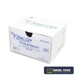 POLIGLACTINA 910 (5-0) 1.5CM – 1/2 CIL – 70CM (SHALON)