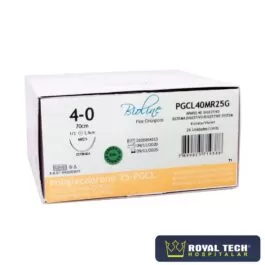 POLIGLECAPRONE 25 (4-0) 2.5CM – 1/2 CIL. – 70CM (BIOLINE)