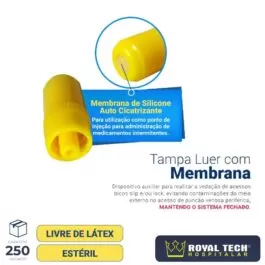 CONECTOR (PRN) LUER COM MEMBRANA CX250UN (LABOR)