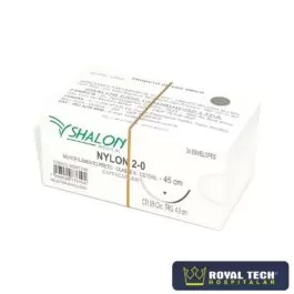 NYLON (2-0) 4.0CM – 3/8 TRG – 45CM (SHALON)